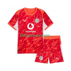 Billige Fotballdrakter Borussia Dortmund Keeper Barn Bortedraktsett 2025/26 Kortermet